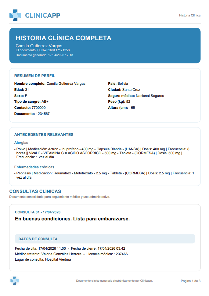 Historia clínica unificada